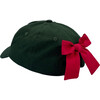 Kid Reindeer Bow Baseball Hat, Georgie Green - Hats - 3