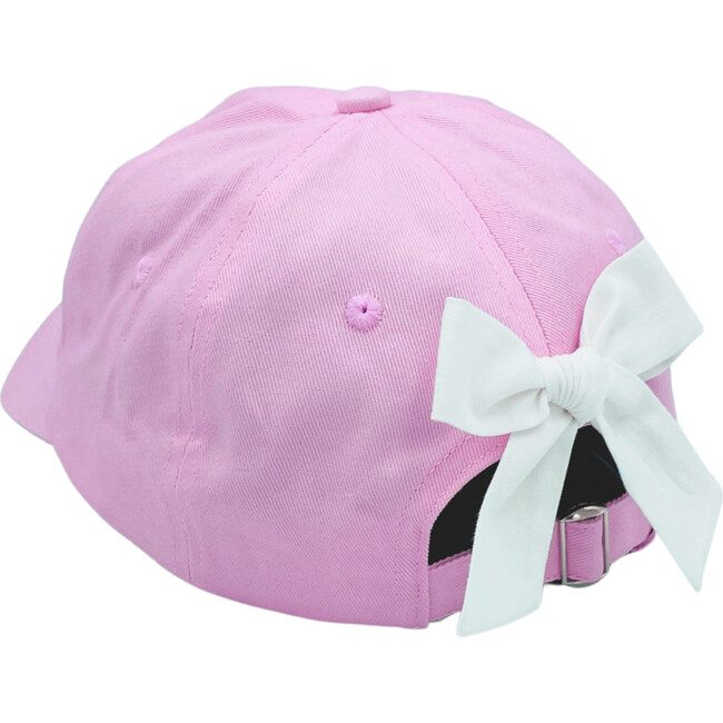 Baby Bow Baseball Hat, Palmer Pink - Hats - 5