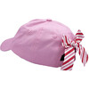 Kid Tutu Bow Baseball Hat, Palmer Pink - Hats - 3