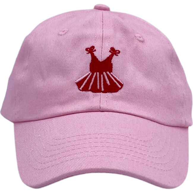 Kid Tutu Bow Baseball Hat, Palmer Pink - Hats - 4