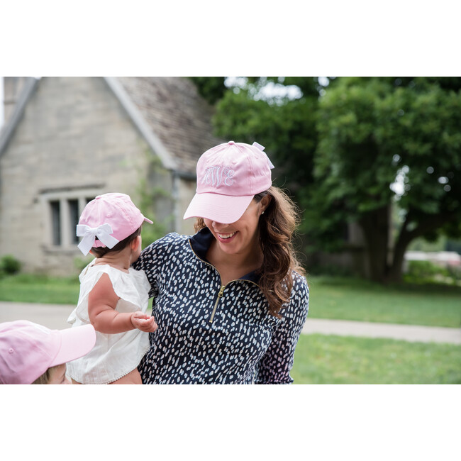 Baby Bow Baseball Hat, Palmer Pink - Hats - 8