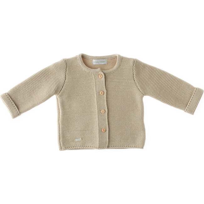 Knitted Cardigan, Beige