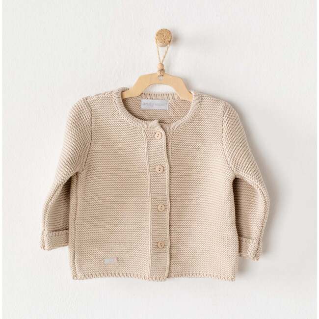 Knitted Cardigan, Beige