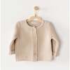 Knitted Cardigan, Beige - Cardigans - 2