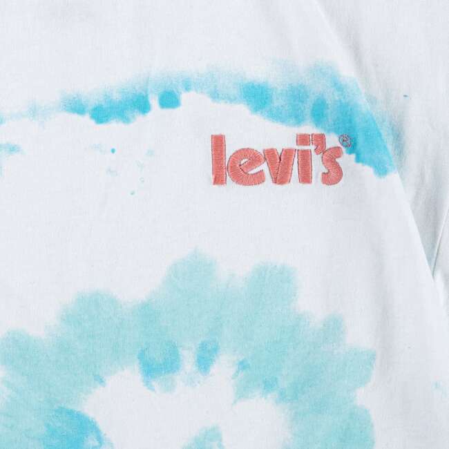 Tie Dye Logo T-Shirt, White - T-Shirts - 2