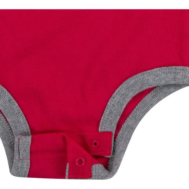 3-Piece Logo Swoosh Babysuit Set, Pink - Mixed Apparel Set - 4