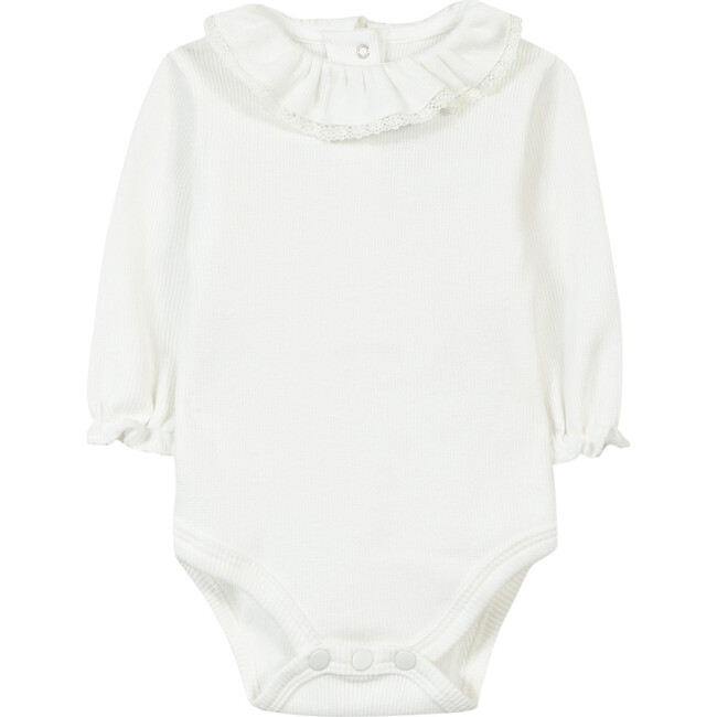 Lace Collar Bodysuit - Onesies - 1