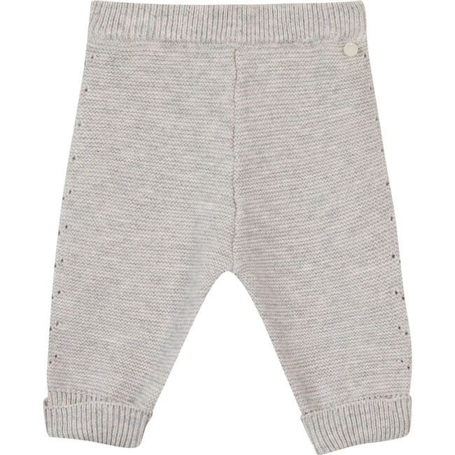 Knit Baby Pants, Grey