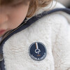 Fleece Baby Jacket, Cream - Sweaters - 3