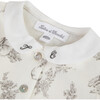 Forest Bunny Footed Pajamas, White - Pajamas - 3