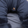 Winter Faux-Fur Lined Jumpsuit, Navy - Onesies - 6 - thumbnail