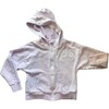 Customizable Zip Up Hoodie Sweatshirt with Hand Embroidery, Lavender - Sweatshirts - 1 - thumbnail