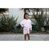 Customizable Zip Up Hoodie Sweatshirt with Hand Embroidery, Lavender - Sweatshirts - 2