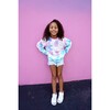 Rainbow Tie Dye Crewneck Best Friends "BFF" Heart Sweatshirt with Hand Embroidery - Sweatshirts - 4
