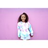 Rainbow Tie Dye Crewneck Best Friends "BFF" Heart Sweatshirt with Hand Embroidery - Sweatshirts - 7