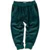 Ziggy Jogger, Green Velour - Sweatpants - 1 - thumbnail