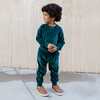 Ziggy Jogger, Green Velour - Sweatpants - 5