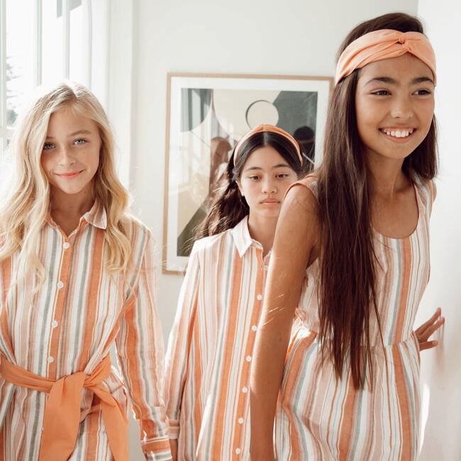 Lake Como Maxi Dress & Belts, Stripes - Dresses - 4