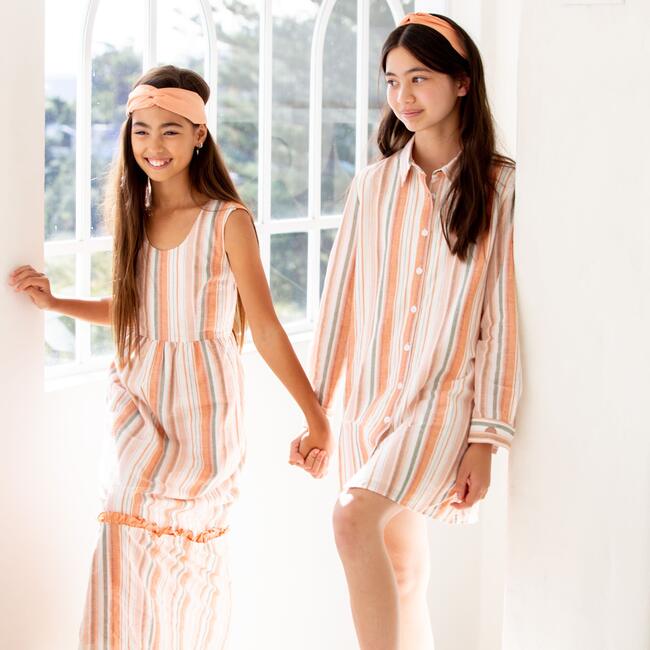 Lake Como Maxi Dress & Belts, Stripes - Dresses - 7