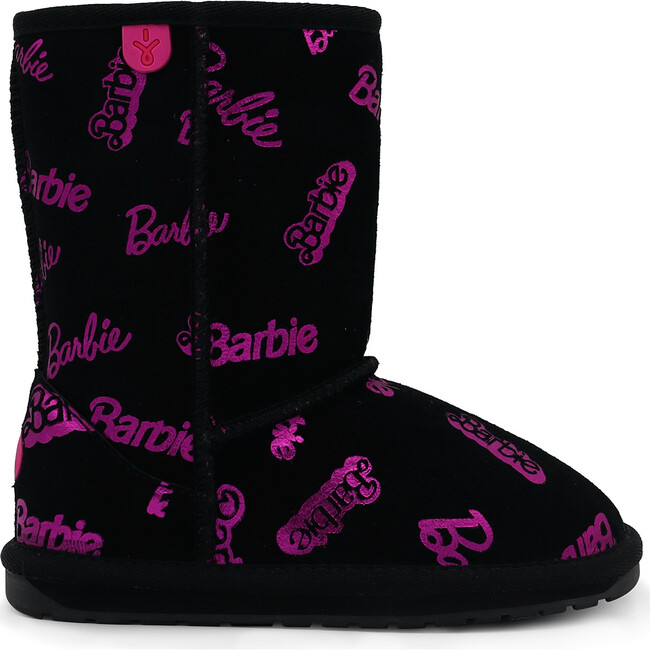 Barbie Wallaby Print Lo Boot, Black