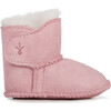 Baby Bootie, Baby Pink - Booties - 1 - thumbnail