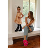 Barbie Wallaby Print Lo Boot, Black - Boots - 4