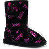 Barbie Wallaby Print Lo Boot, Black - Boots - 6