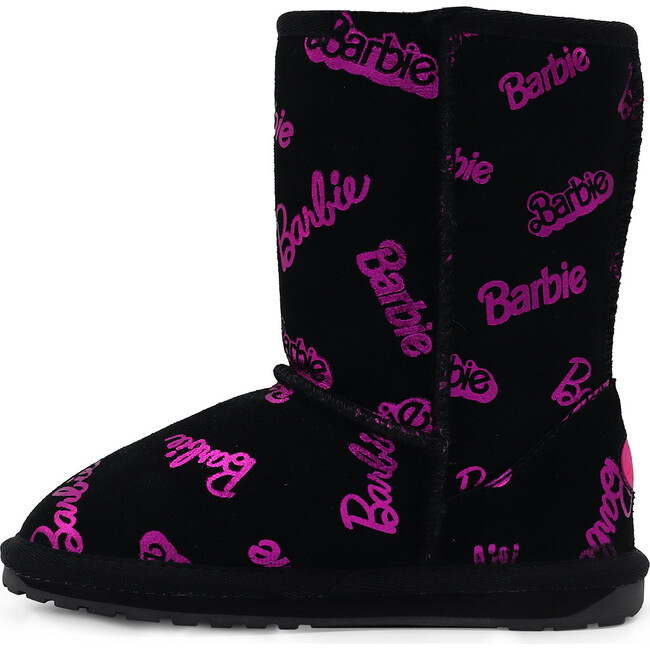 Barbie Wallaby Print Lo Boot, Black - Boots - 7