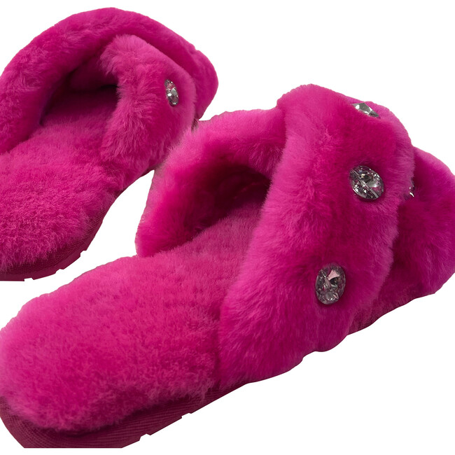 Women's Barbie Mayberry Gems Slipper, Barbie Pink - Slippers - 9