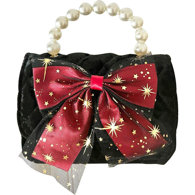 Holiday Sparkle Purse, Black - Bags - 1