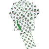 Men's Wreath Long Pajama Set, Green - Pajamas - 2