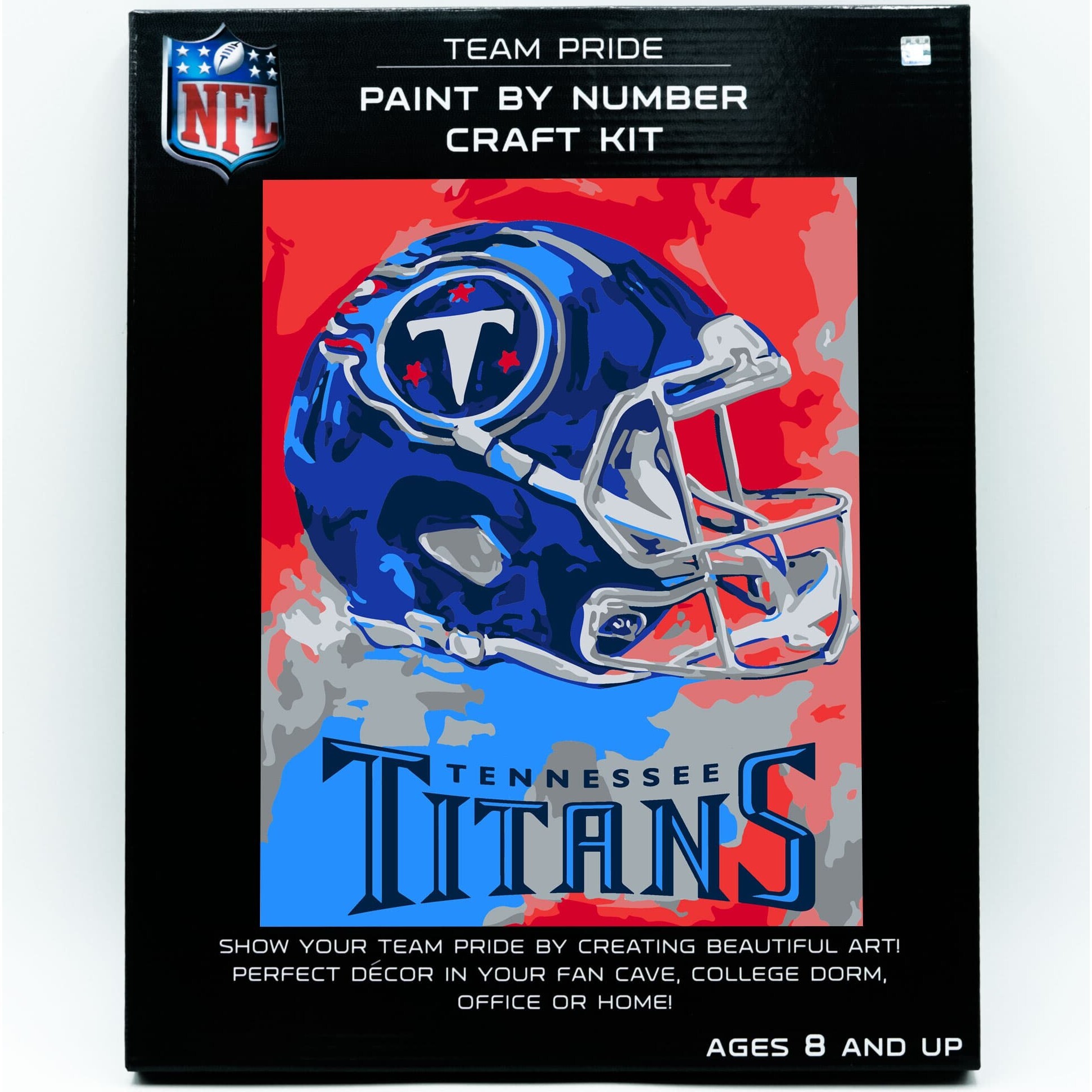 NFL Tennessee Titans Team Pride Paint By Number Kit in stadium