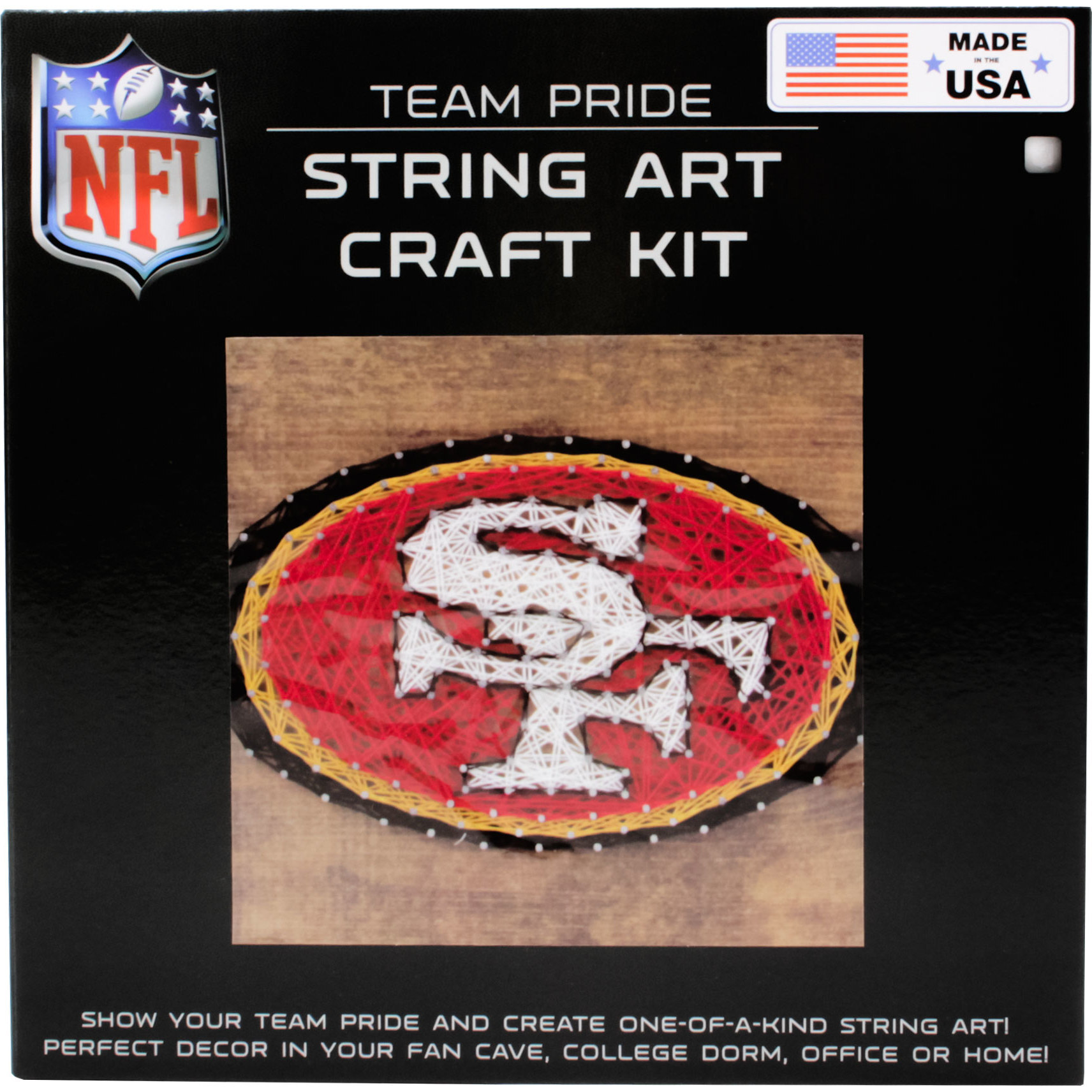 San Francisco 49ers String Art Kit