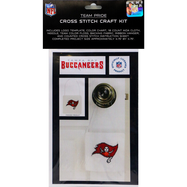 NFL Tampa Bay Buccaneers Cross Stitch Craft Kit - Arts & Crafts - 1