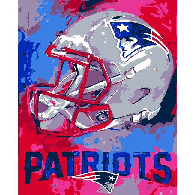 NFL New England Patriots Team Pride Paint By Number Kit - Arts & Crafts - 2
