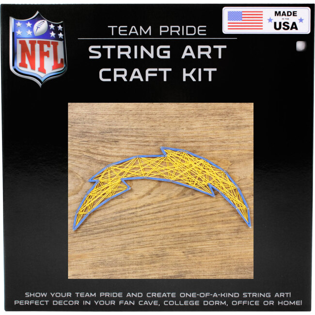 NFL Los Angeles Chargers String Art Kit - Arts & Crafts - 1