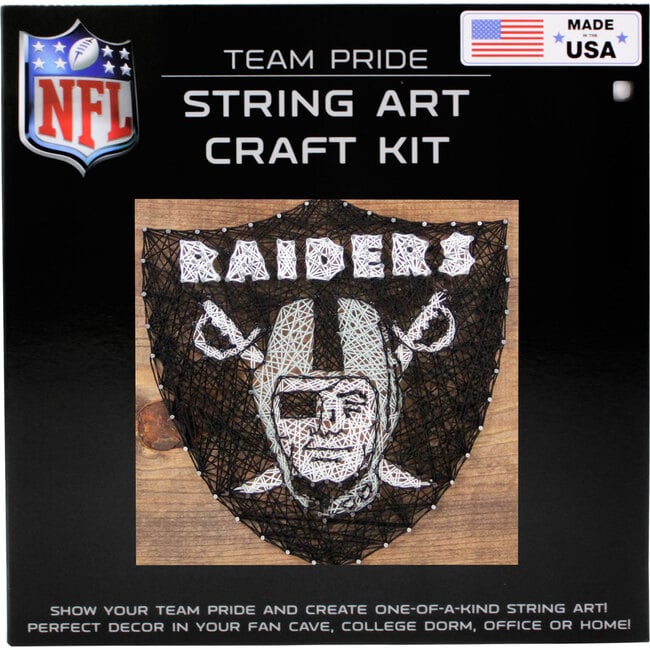 NFL Las Vegas Raiders String Art Kit - Arts & Crafts - 1