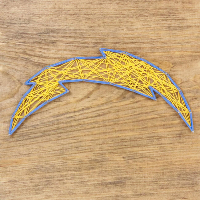 NFL Los Angeles Chargers String Art Kit - Arts & Crafts - 2