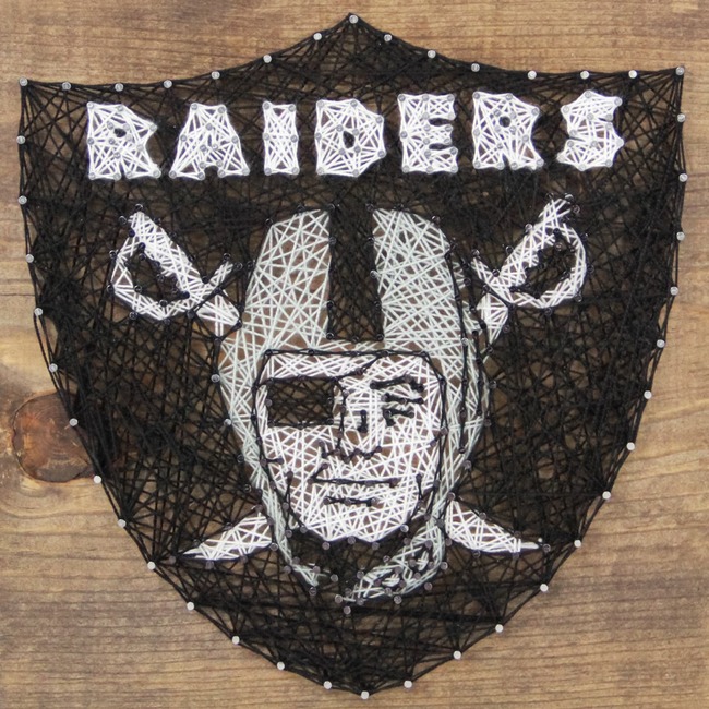 NFL Las Vegas Raiders String Art Kit - Arts & Crafts - 2