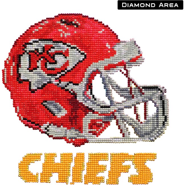 NFL Kansas City Chiefs Diamond Art Craft Kit - Arts & Crafts - 2