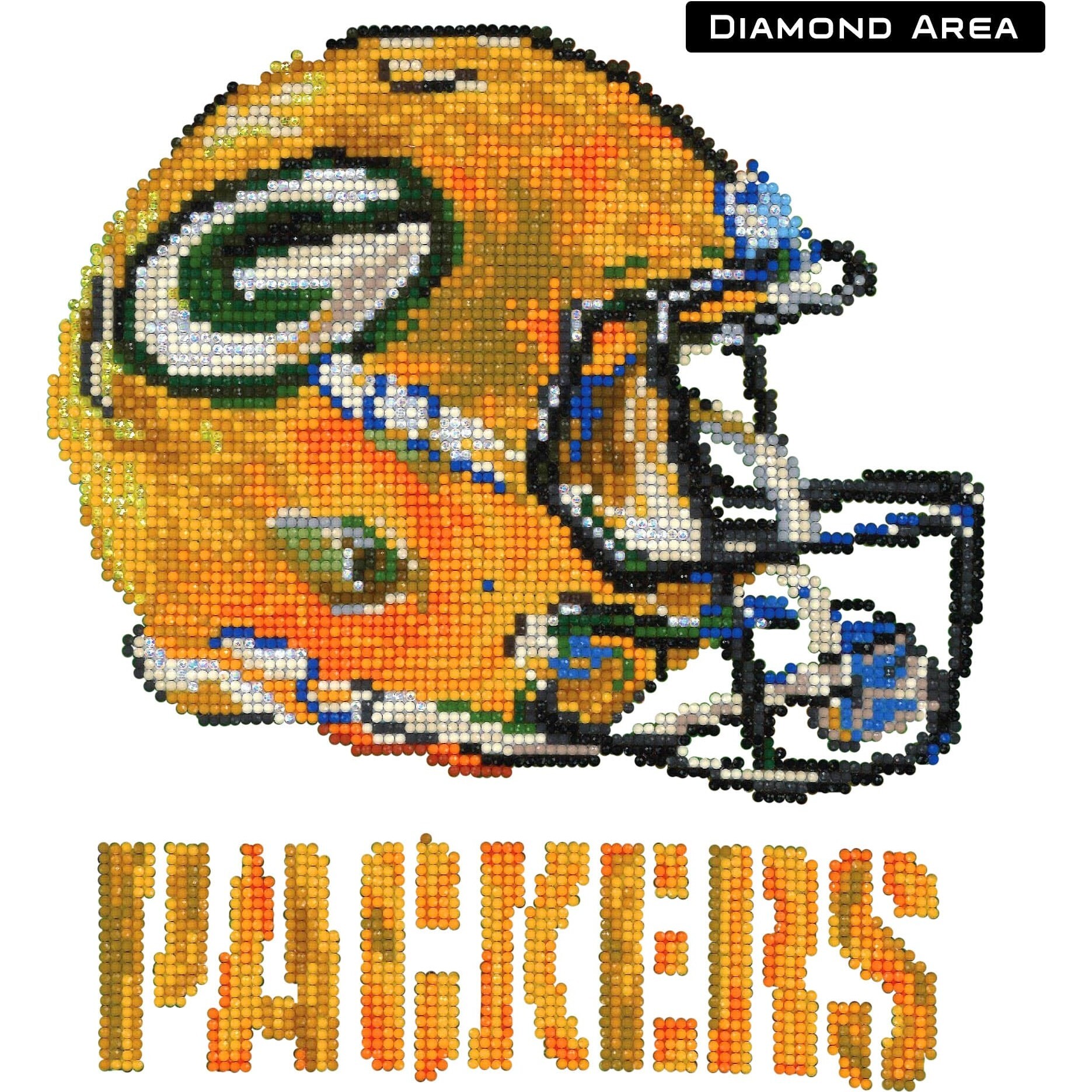 Green Bay Packers Diamond Art Craft Kit