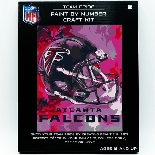 NFL Atlanta Falcons Team Pride Paint By Number Kit - Arts & Crafts - 1