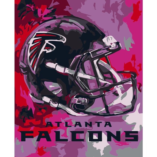 NFL Atlanta Falcons Team Pride Paint By Number Kit - Arts & Crafts - 2