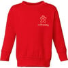 Gingerbread Man Personalized Little Kid Crewneck Fleece, Red - Sweatshirts - 1 - thumbnail