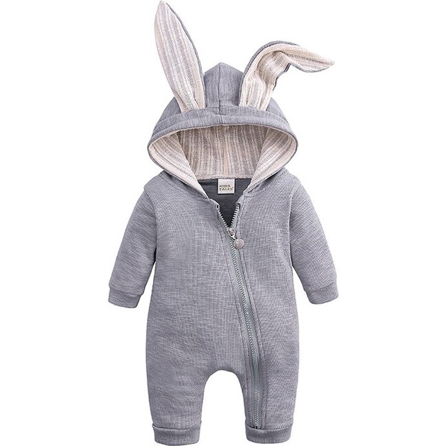 Bunny Rabbit Zipper Hoodie - Sweatshirts - 1