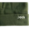 Custom Embroidered Beanie, Forest Green - Hats - 2