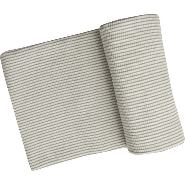 Desert Sage & Sugar Swizzle Stripe Swaddle Blanket, Multicolor - Swaddles - 1