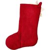 Hand Felted Wool Christmas Stocking, Poinsettia in Red - Stockings - 2 - thumbnail