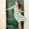 Womens Michelle Dress, Lemon Branch - Dresses - 1 - thumbnail