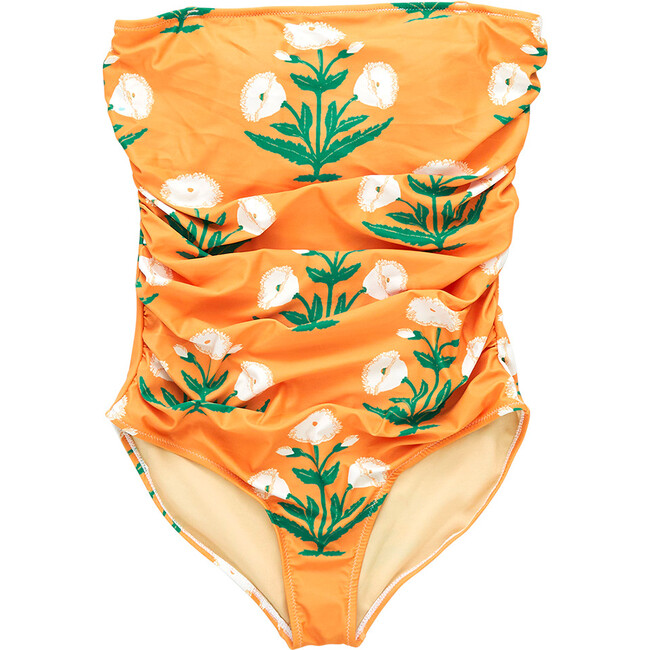 Womens Sam Suit, Orange Dandelion